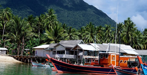 keindahan pulau natuna, pompong
