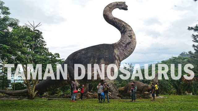 Taman Dinosaurus tempat wisata wajib dikunjungi di majalengka