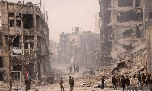 foto kota aleppo sesudah perang, foto kota aleppo hancur