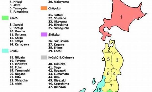 Nama Daerah Di Jepang