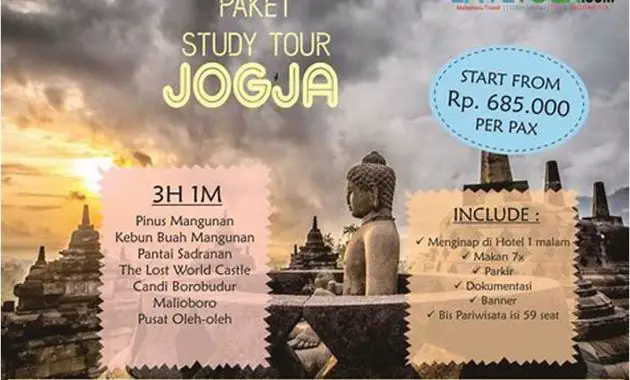 Paket Study Tour Jogja