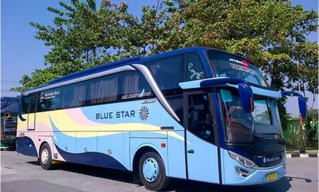 Bus Pariwisata Blue Star