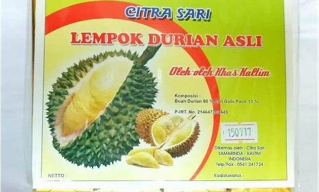 Lempok Durian Kalimantan Timur
